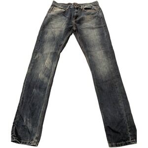 Zara Man Jeans Mens 31W x 33L Blue Slim Fit Stretch Denim Made In Turkey Casual